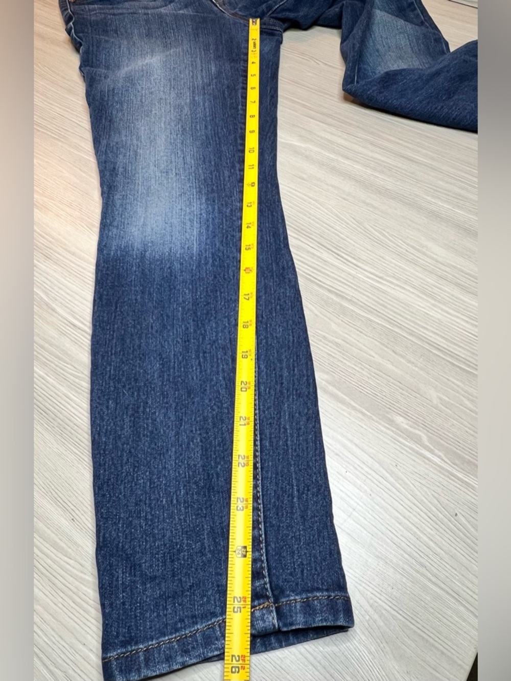 Nine West Gramercy Skinny Ankle Jeans‎ Women's Size 4 Blue Denim Stretch - Picture 5 of 6